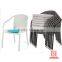 Elegant Hotel Restaurant Waterproof Patio Dining Wicker Garden Line Stacking Chair