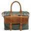 China Suppliers Business Office Waterproof Canvas Genuine Leather Laptop Shoulder Bag office laptop bags