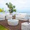Synthetic rattan wicker sofa set Outdoor Furniture (1.2mm alu frame powder coated,10cm thickness cushion, waterproof fabric)