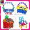 10213867 Educational baby toy Puzzle multicolour creactive snowflake bricks and blocks