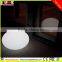 floating waterproof led light ball/led flat ball with battery operated