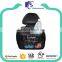 Black multifunctional car back seat organizer with mesh pockets