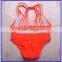 Sexy hot solid color multi-rope super mini reversible brazil bikini
