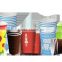 Hot sale 7 oz custom printed double PE coated wall paper juice cup
