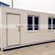 Portable fiber glass shelter office with electric facilities