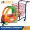 Cute Kids Shopping Trolley With Toy Cars