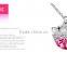 Alloy High Polished Crystal Necklace Jewelry Rhys Darby Sally Hawkins Acted The Film Love Birds Necklace For Women
