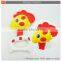 Lovely animal baby learning sway bell rattle baby rattle toy set