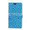 Fancy cartoon design leather case for Alcatel pixi 3