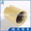 yellow e40 wireless ceramic base lamp socket screw shell