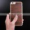 Wood Grain Leather+tpu Shell Mobile Phone for Iphone 7/7s Case