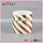 Popular Grey And Yellow Ceramic Rotary Candle Holder