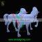 3D outdoor christmas decoration wedding horse carriage for sale