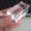 clear solid acrylic logo/sign block