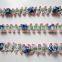 colourful rose fabric lace trim