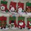 2016 Christmas Decor 35cm Sock Stocking in Stock China Wholesale