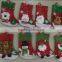 2016 Christmas Decor 35cm Sock Stocking in Stock China Wholesale