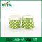 Custom logo dot design double pe coated disposable ice cream paper cups