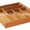 Bamboo Large Expandable Cutlery Tray and Drawer Organizer