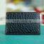 Top quality simple design genuine crocodile leather business card holder
