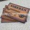 Custom logo leather clothing tags for casual jeans