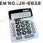 New design solar&battery power desktop electronic calculator