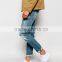 cheap skinny jeans brand jeans wholesale Distressed denim man skinny jeans pant with Rip Knee jeans size 34 (LOTA013)