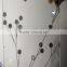 decorative deep acid etched glass for windows
