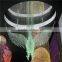 fiber optic eagal shape and design crystal chandelier