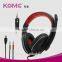LED PC Headset with Noise Canceling Microphone