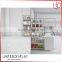 Metal Books Display Shelves Painted White Color For Library/Bookstore