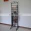 China metal retail store fixture, Guangdng garment rack supplier, floor display shelves, coat stand