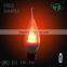 3W RGB color led light bulb with RF remote control(433.92MHz)