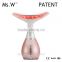 Patented neck care IPL ultrasonic skin anti-againg 5 in 1 facial beauty care massager
