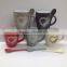 2017 Dora Color Glaze flower porcelain coffee mug