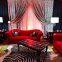 Straight Style Red Pipe and Drape Kits for Wedding Decoration Manufacturer