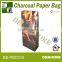 Double layer kraft paper charcoal bag