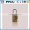 high security mini copper globe brass hardened solid steel dial combination padlock