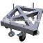 5mm Rectangular Aluminium Spigot Base Plate for truss