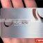 Custom metal magnetic stripe card, blank PVC card with magnetic strip