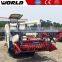 65HP WORLD compact mini samll combine harvester for sale