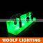 led lighted plastic modern wine display racks