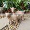 Custom Handmade Fiberstone Garden Animals Sheep Statues