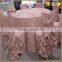 ornate rosette table cloth for wedding/party/show