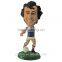 character soft pvc cartoon figure, oem soccer toy action figure, promotion 3d soccer action figures