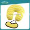 Toprank Colorful Stripes Printed Microbead Pillow And Eyemask Comfortable Neck Pillow Travel Set Sleeping Airline Travel Kit