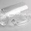 Custom logo printed clear cheap 16oz glass coffee mugs wholesale