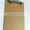 A5 office wooden clipboard with metal clip