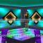 fashionable dance hall floor panel colorful interactive led flooring
