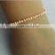 3-4mm pink baroque freshwater pearl bracelet